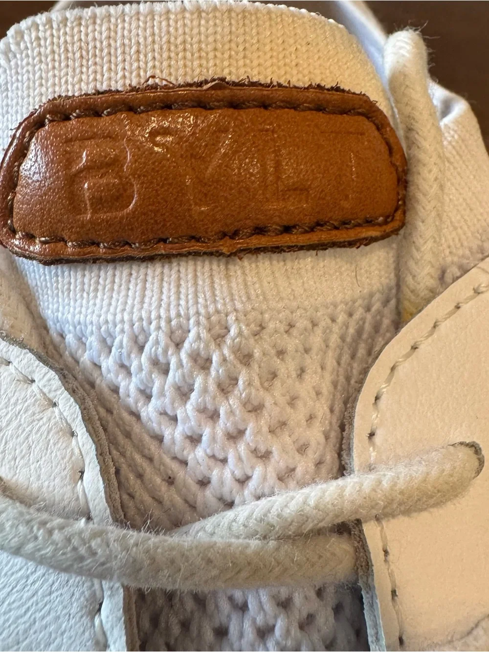 BYLT Lido Knit Shoes Sneakers Low Top Lace Up Comfort ALL White Mens SZ 12